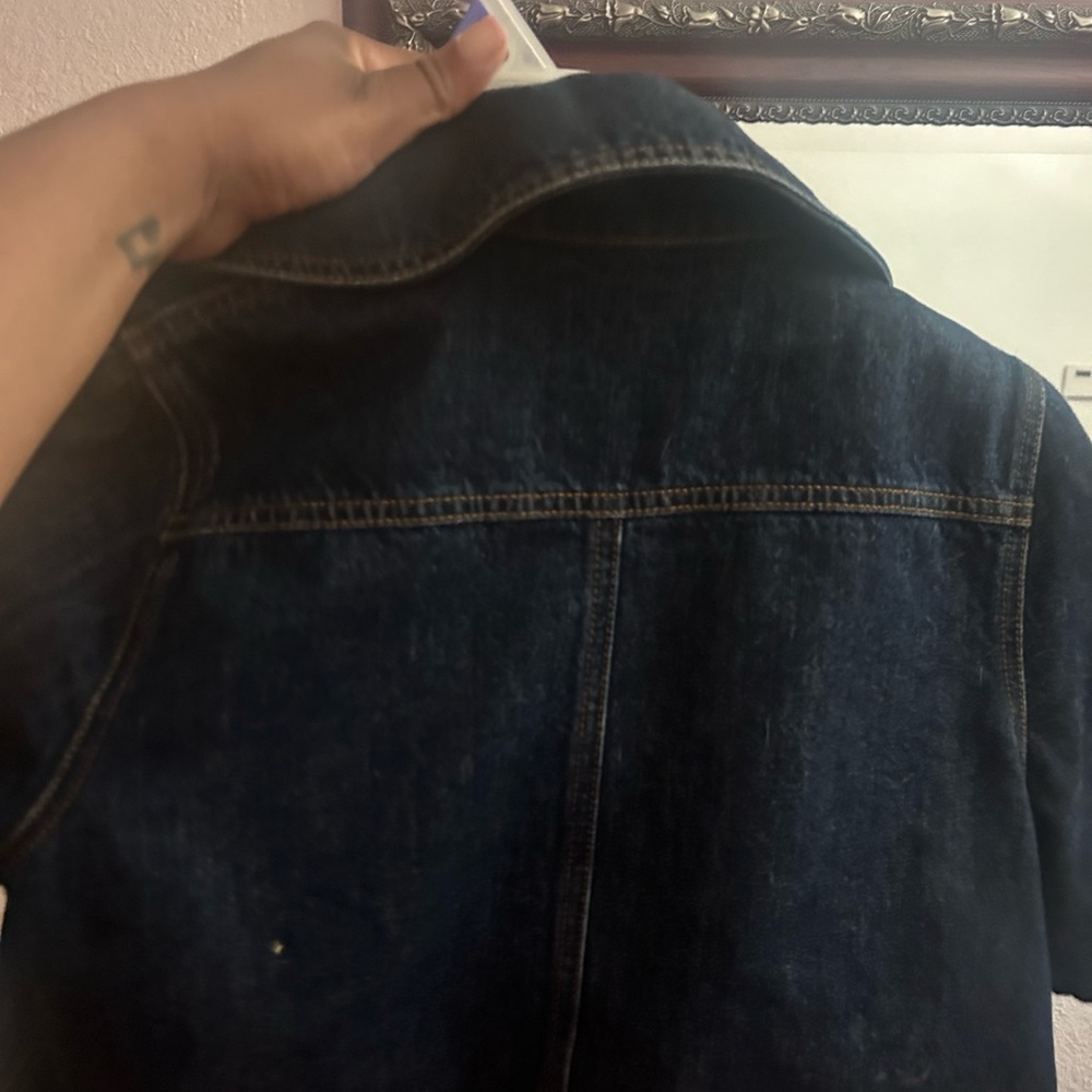 Loewe cropped denim jacket